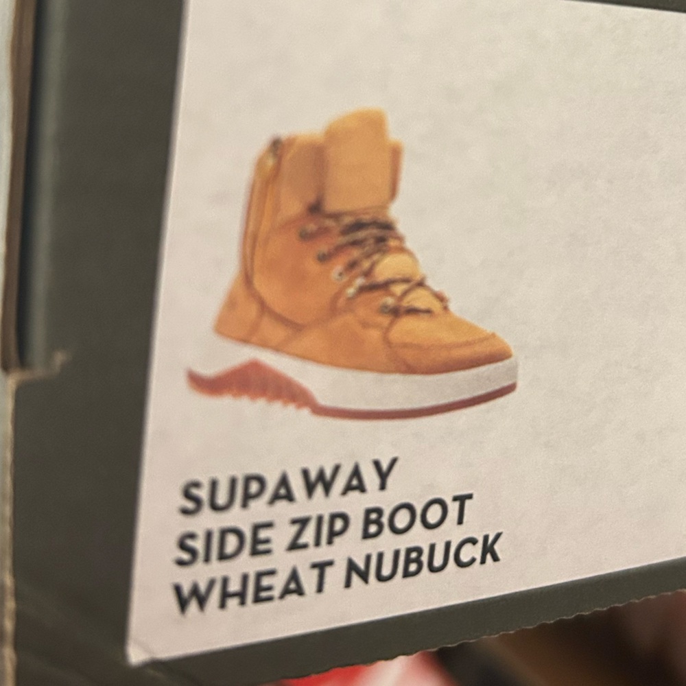 Timberland Men's Brown Supaway Side Zip Boots 'Wheat Nubuck' size 10 - Picture 10 of 10